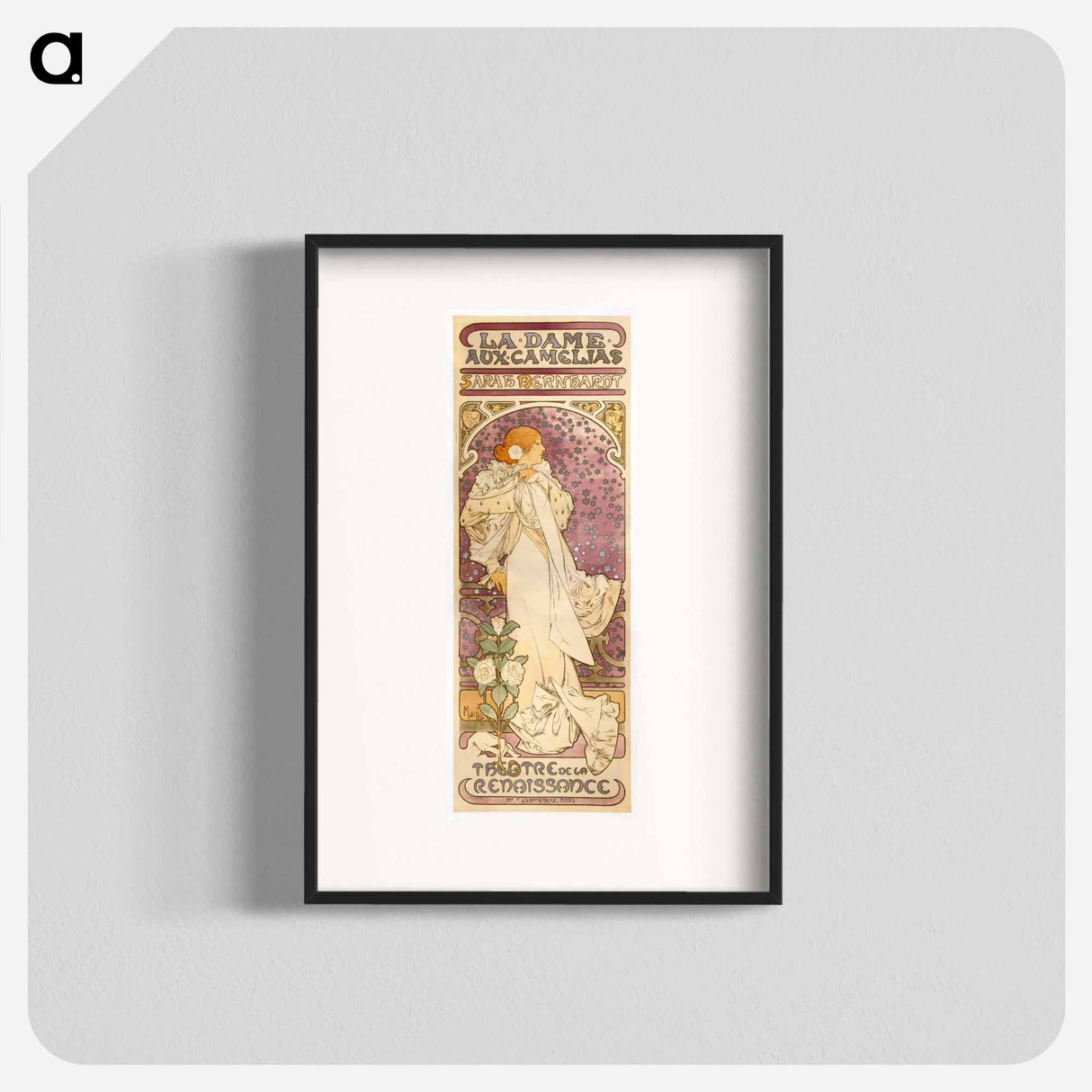 The Lady of Camélias - Alphonse Mucha Poster.