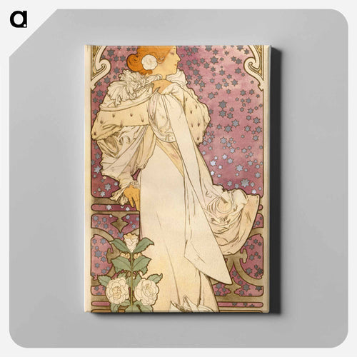 La Dame aux Camélias - アルフォンス ミュシャ Canvas.
