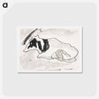 アートポストカード-Arthur Dove's Cow II - アーサー ダヴ Postcard.