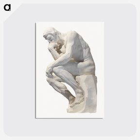 アートポストカード-The Thinker - オーギュスト ロダン Postcard.