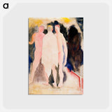 アートポストカード-Turkish Bath - チャールズ デムス Postcard.