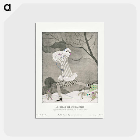 アートポストカード-La Belle de Chamonix
 - シャルル マルタン Postcard.