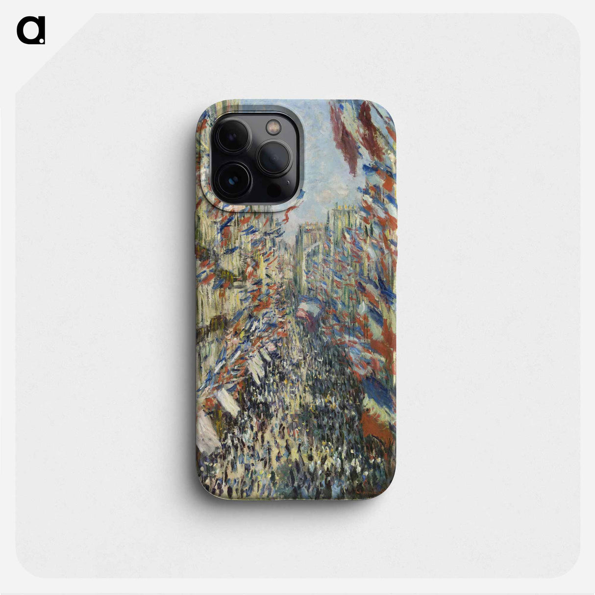 The Rue Montorgueil in Paris - Claude Monet Phone Case.