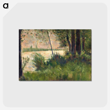 アートポストカード-Grassy Riverbank
 - ダラス美術館 Postcard.