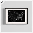 アートポスター-The United States at Night
 - 上空からの地球 Poster.