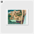 アートポストカード-Bathers - エドガー ドガ Postcard.