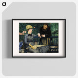 Edouard Manet's famous painting - Edouard Manet Poster.