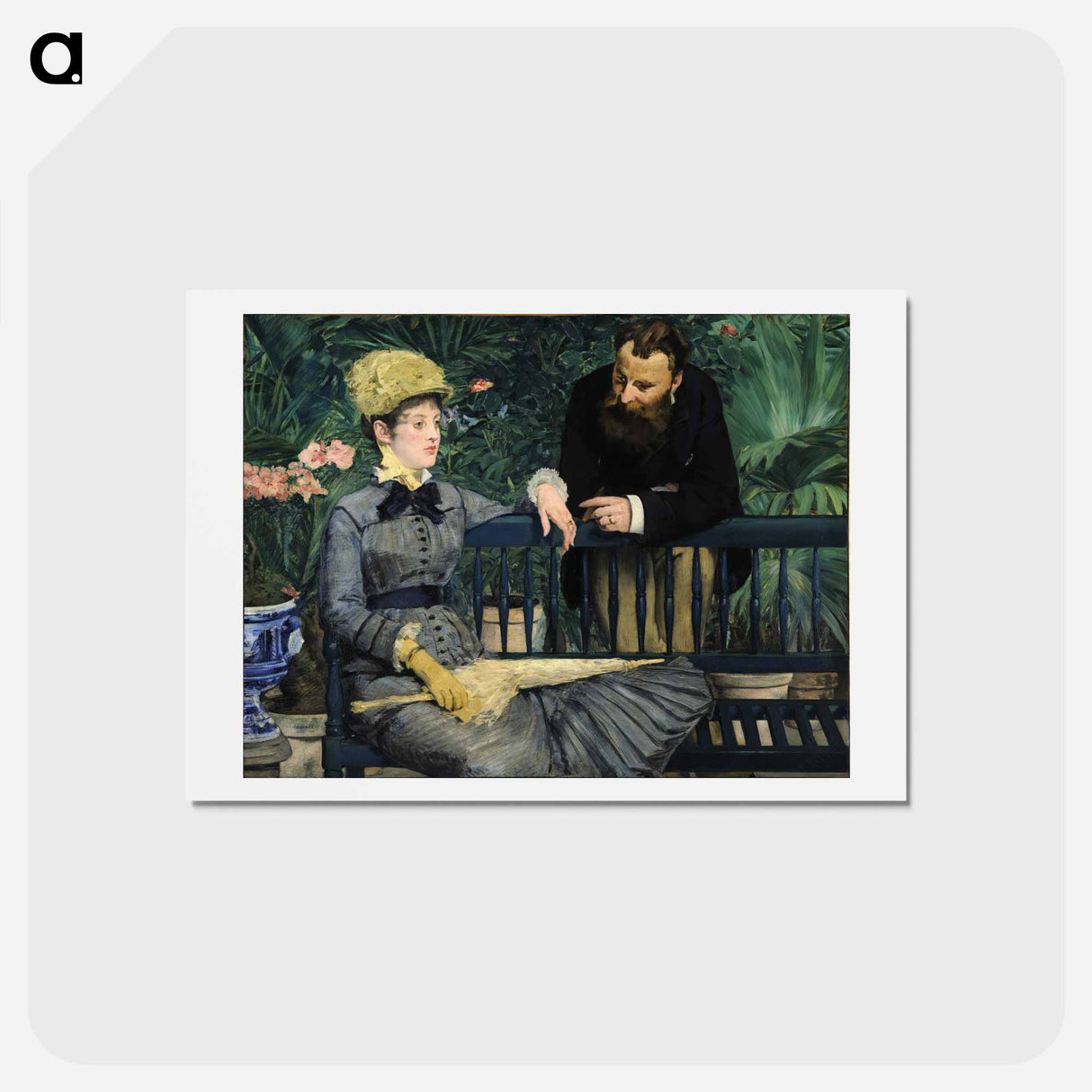 アートポストカード-Edouard Manet's famous painting - エドゥアール マネ Postcard.