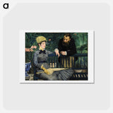 アートポストカード-Edouard Manet's famous painting - エドゥアール マネ Postcard.