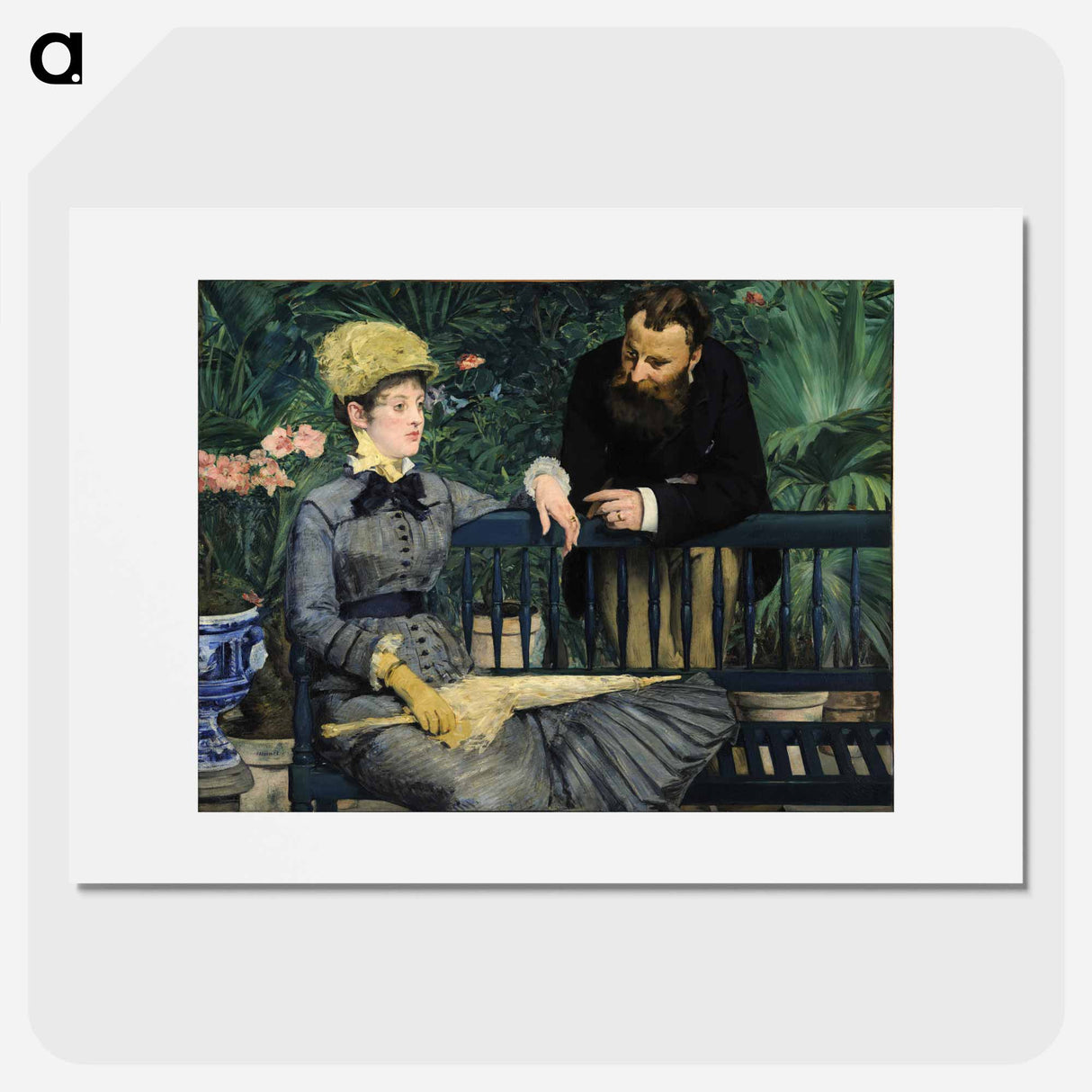 Edouard Manet's famous painting - エドゥアール マネ Poster.