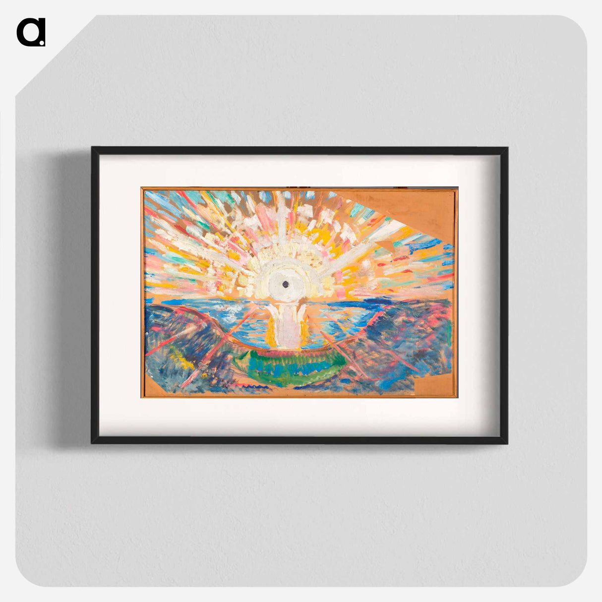 The Sun - エドヴァルド ムンク Poster.