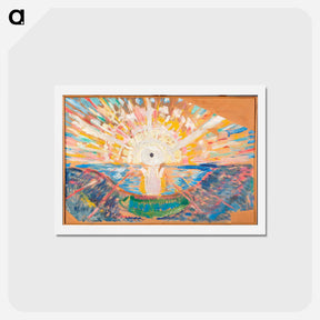 アートポストカード-The Sun - エドヴァルド ムンク Postcard.