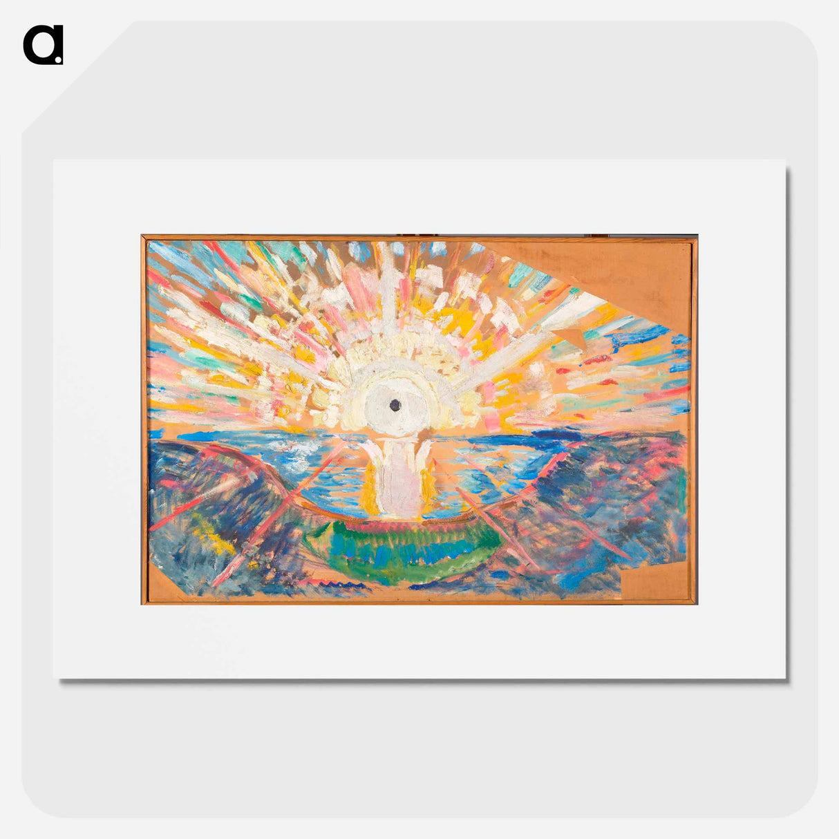 The Sun - エドヴァルド ムンク Poster.