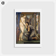 アートポストカード-Pygmalion and the Image - The Soul Attains - エドワード バーン ジョーンズ Postcard.