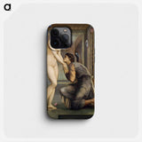 Pygmalion and the Image - The Soul Attains - エドワード バーン ジョーンズ Phone Case.