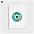 アートポストカード-Colorful vintage tunicate illustration - エルンスト ヘッケル Postcard.