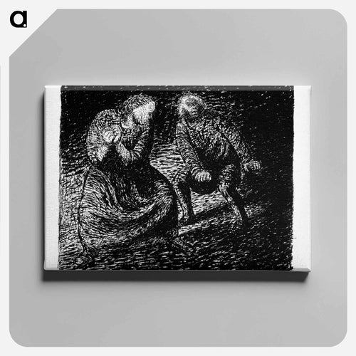 The crier - Ernst Heinrich Barlach Canvas.