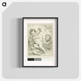 Two Putti with a Bird - Francois Boucher Poster.