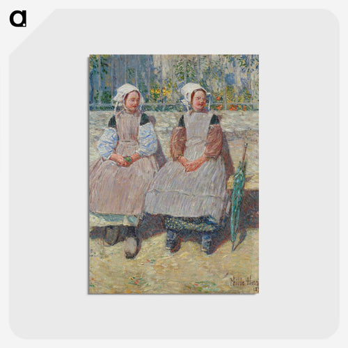In the Sunlight - フレデリック チャイルド ハッサム Postcard.