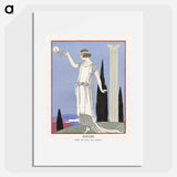 Psyché: Robe du soir, de Worth - ジョージ バービエ Poster.