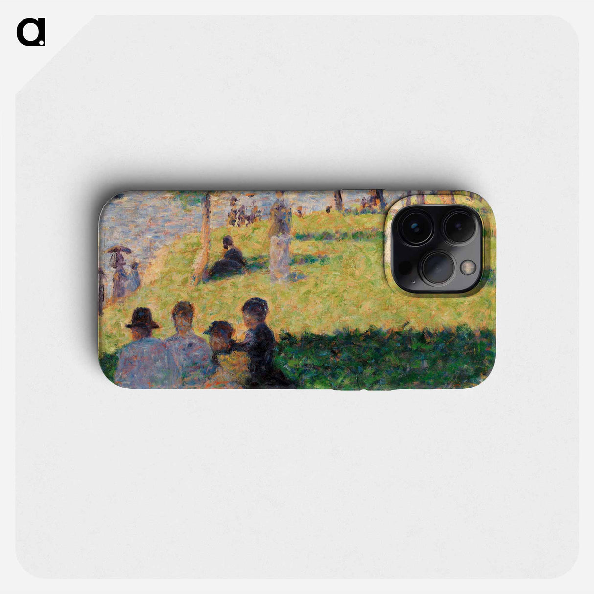 Group of Figures (Study for "Un dimanche à la Grande Jatte") - Georges Seurat Phone Case.