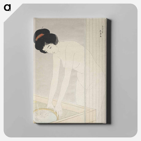 アートパネル-Woman Washing Her Face
 - 橋口 五葉 Canvas.