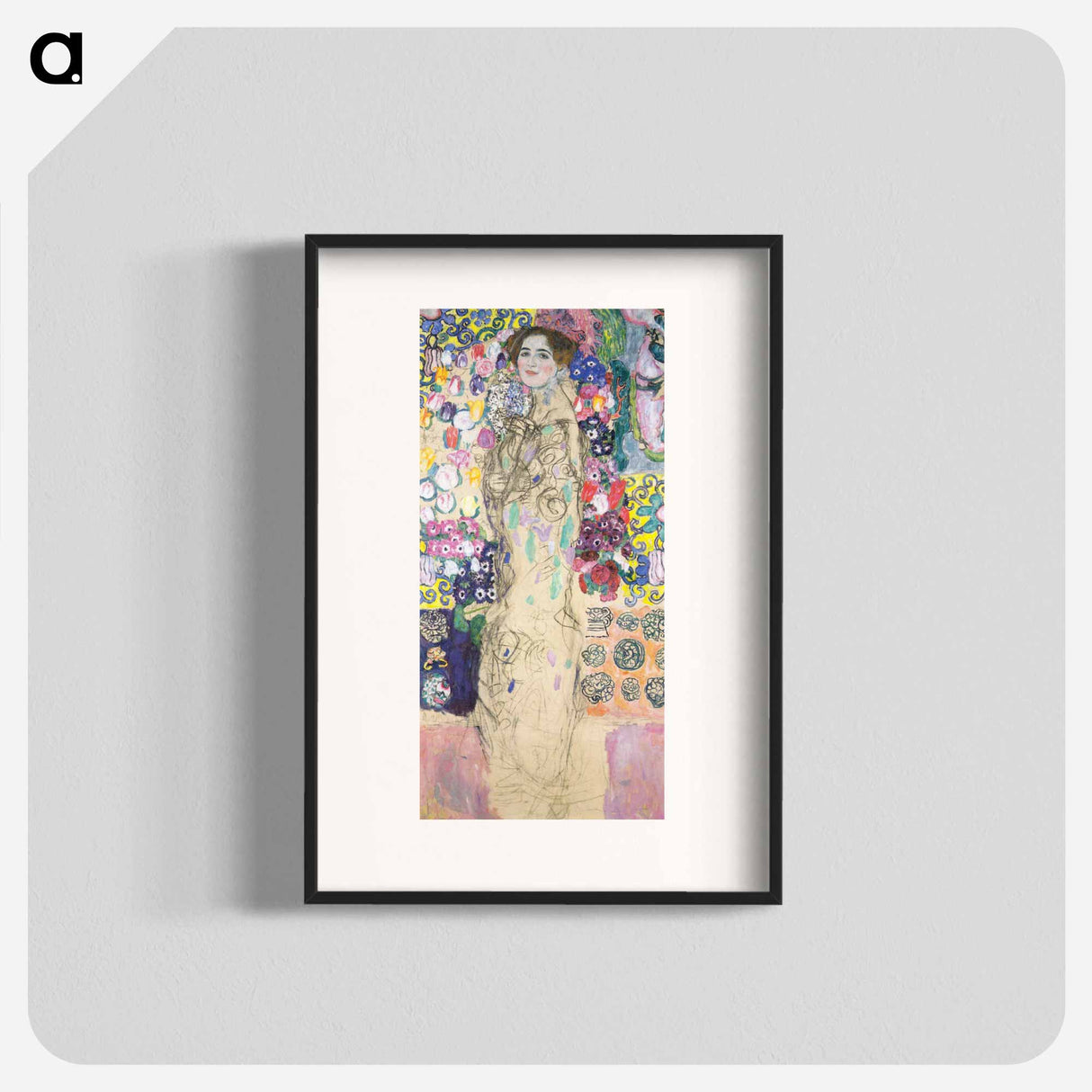 Portrait of Maria Munk - Gustav Klimt Poster.