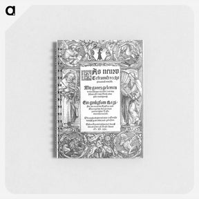 アートメモ帳-Title plate with St. Peter and St. Paul - ハンス ホルバイン Memo.