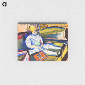 アートメモ帳-Child on Sofa - ヘンリー ライマン サイエン Memo.