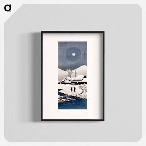 アートポスター-Snow at Nipponmatsu - 高橋 宏明 Poster.