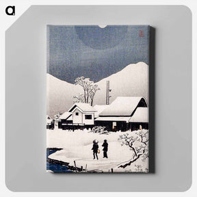 アートパネル-Snow at Nipponmatsu - 高橋 宏明 Canvas.