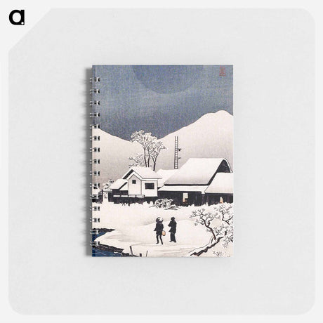 アートメモ帳-Snow at Nipponmatsu - 高橋 宏明 Memo.