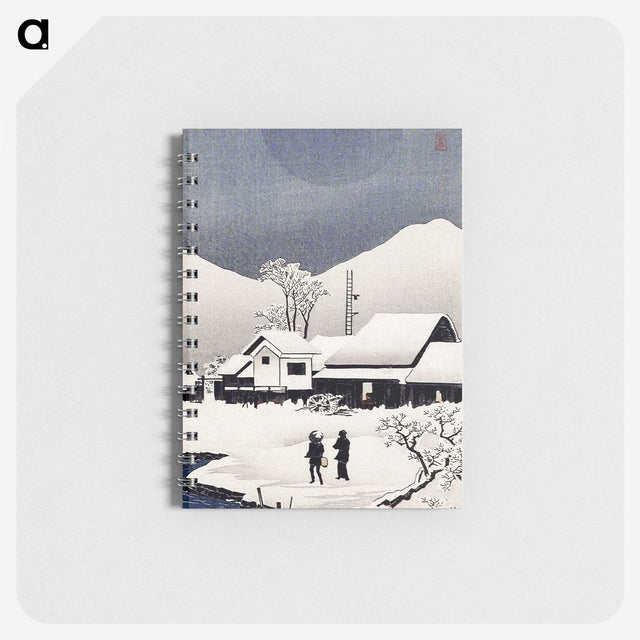 アートメモ帳-Snow at Nipponmatsu - 高橋 宏明 Memo.