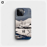 Snow at Nipponmatsu - 高橋 宏明 Phone Case.