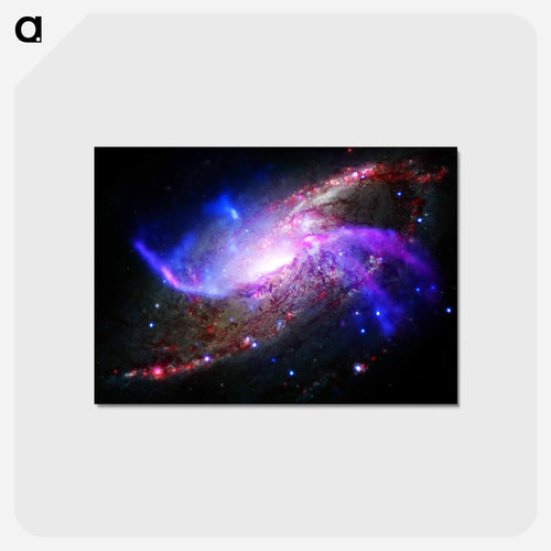 NGC 4258: Anomalous Arms
 - ハッブル画像 Postcard.