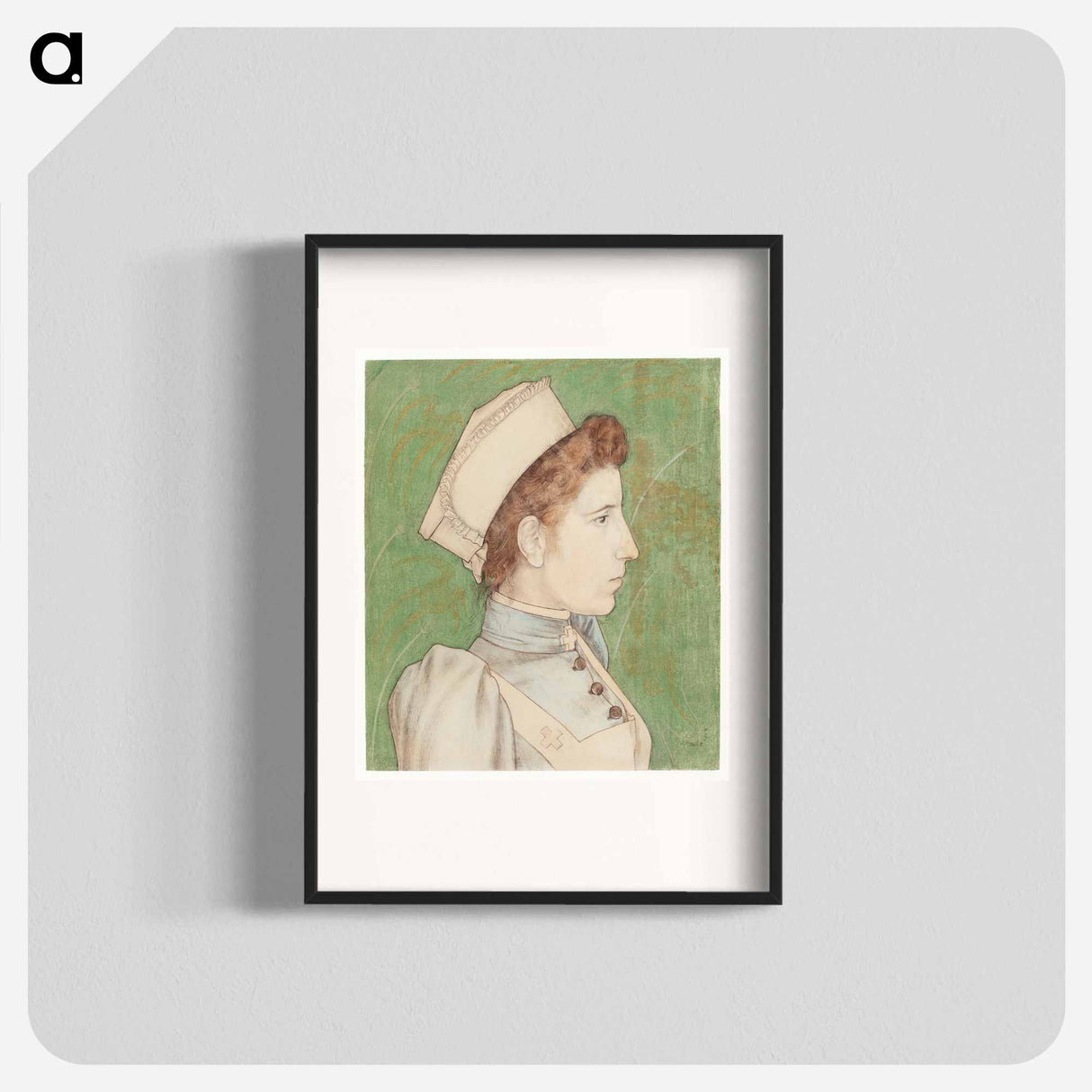 Portrait of Nurse Nelly - Jan Toorop Poster.