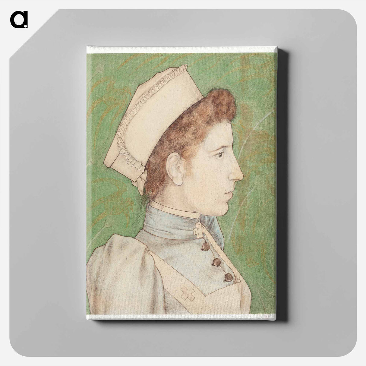 Portrait of Nurse Nelly - Jan Toorop Canvas.