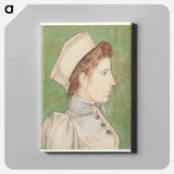 Portrait of Nurse Nelly - Jan Toorop Canvas.