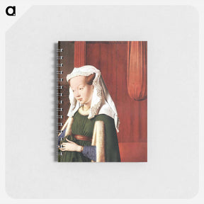 アートメモ帳-Giovanni Arnolfini and His Wife Giovanna Cenami (The Arnolfini Marriage) (detail) - ヤン ファン エイク Memo.