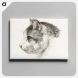 アートパネル-Sketch of a cat - ジャン ベルナール Canvas.