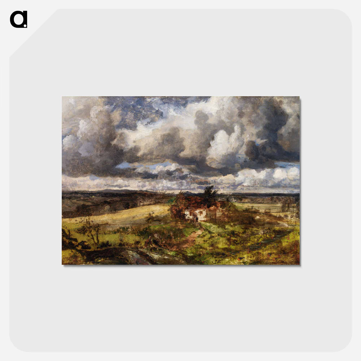 アートポストカード-Small Landscape
 - ジョン コンスタブル Postcard.