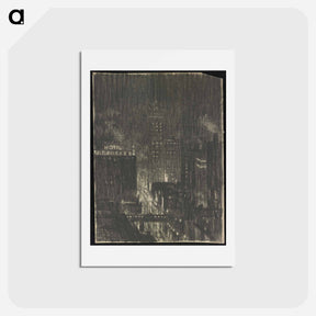 アートポストカード-Hotel Knickerbocker at Night
 - ジョセフ ペネル Postcard.