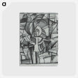 アートポストカード-Cubo-Futurist Composition - カジミール マレーヴィチ Postcard.