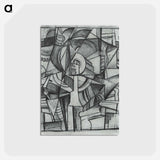 アートポストカード-Cubo-Futurist Composition - カジミール マレーヴィチ Postcard.