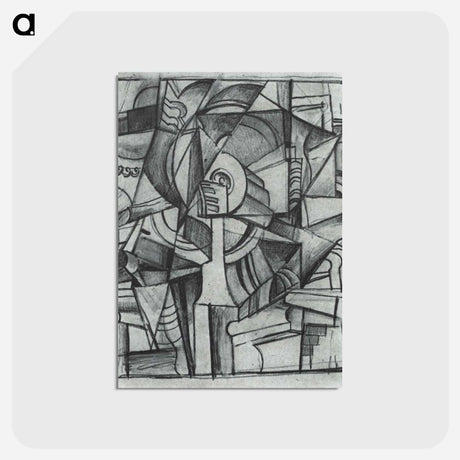 アートポストカード-Cubo-Futurist Composition - カジミール マレーヴィチ Postcard.