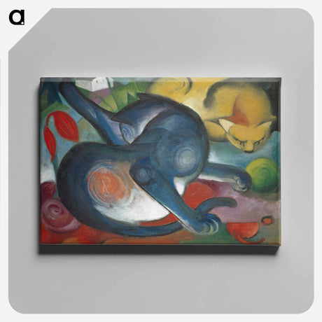 アートパネル-Two Cats
 - バーゼル美術館 Canvas.