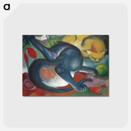 アートポストカード-Two Cats
 - バーゼル美術館 Postcard.