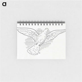 アートメモ帳-Flying pigeon - レオ ヘステル Memo.