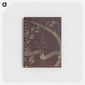 アートメモ帳-Leonardo da Vinci's Wreath of Laurel, Palm, and Juniper with a Scroll inscribed Virtutem Forma Decorat - レオナルド ダ ヴィンチ Memo.
