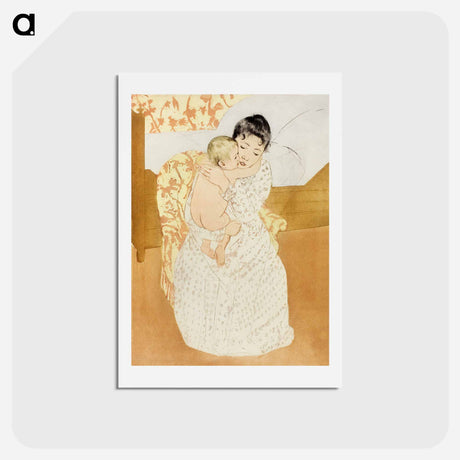 アートポストカード-Maternal Caress - メアリー カサット Postcard.